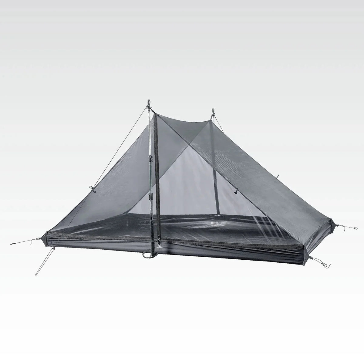 TFS Libra 2 flysheet-only zelt setup in coffee brown, used without the inner tent.
