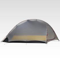 TFS Solitary grey ultralight 1-person tent side view — dual vestibule design
