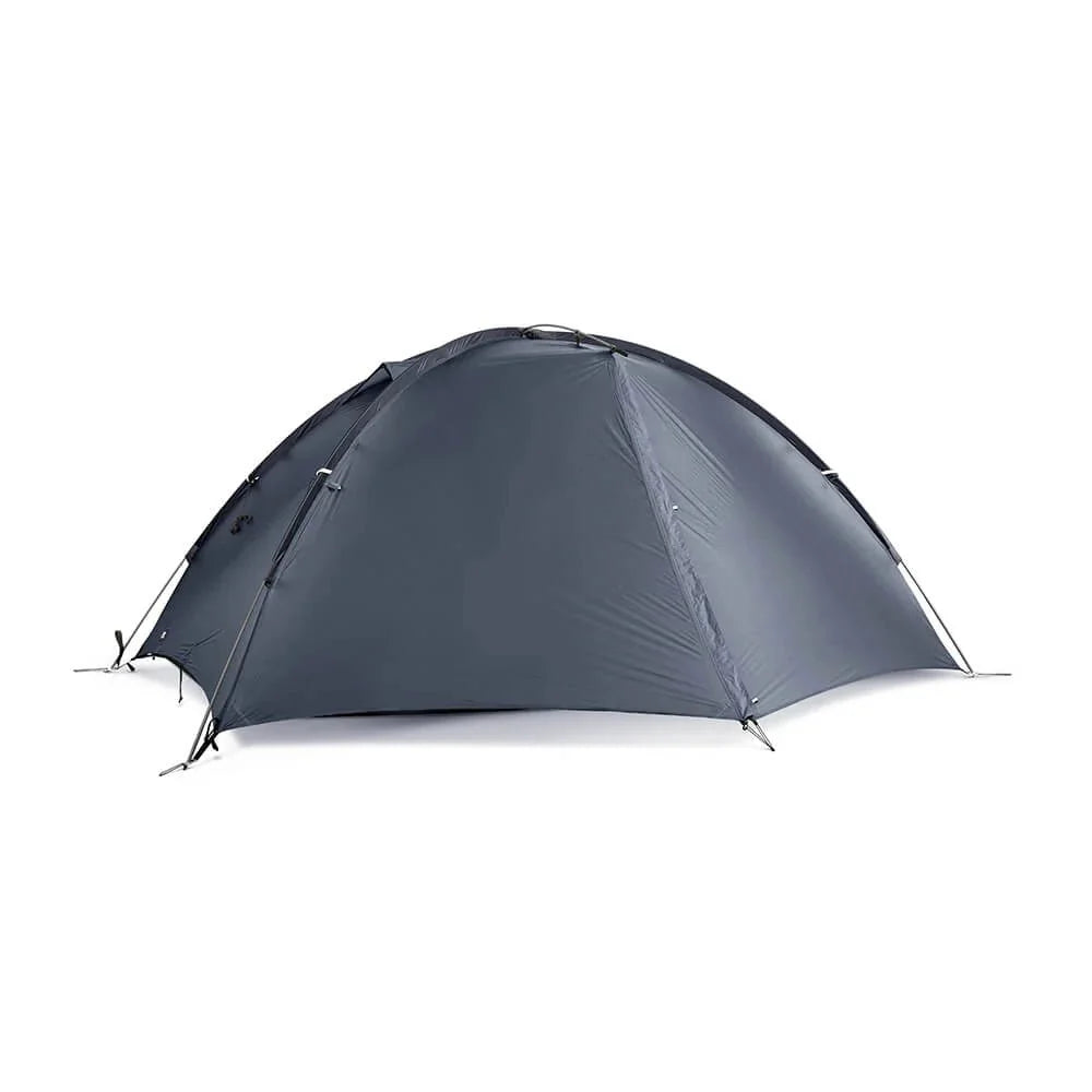 TFS Stars 2 two-person tent in Senior Ash grey color, full rainfly closed