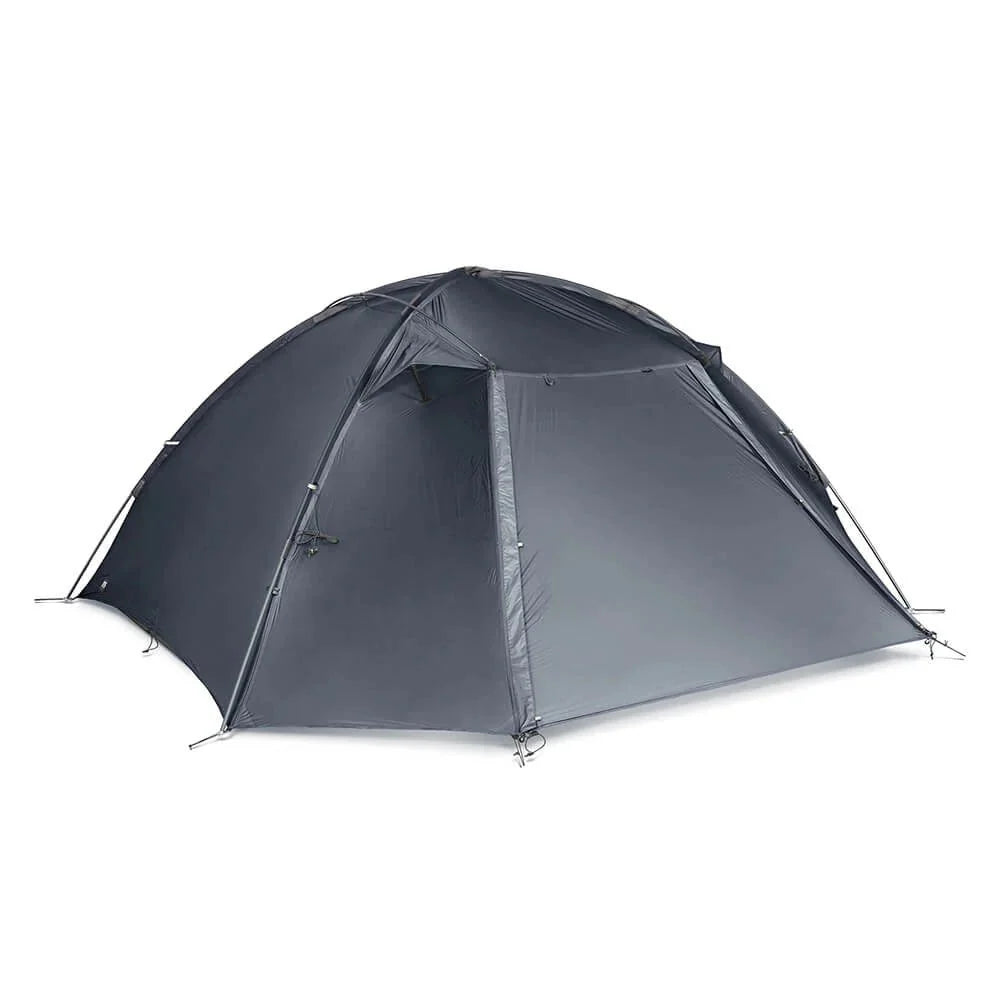 TFS Stars 3 tent in Senior Ash grey with closed rainfly — 3-person 3.5-season backpacking tent